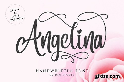 CreativeMarket Angelina Script- Beautiful Handwritt 2913110