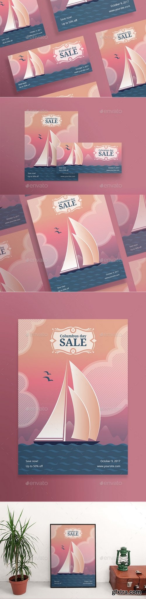 Graphicriver - Columbus Day Flyers 20678126