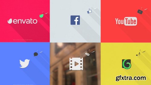Videohive Quick & Simple Flat Logo Reveal 13210075