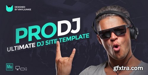 ThemeForest - ProDJ v1.0 - Creative DJ / Producer Site Muse Template - 17260465