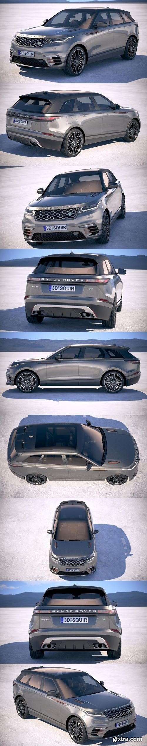 Land Rover Range Rover Velar 2018 3D Model