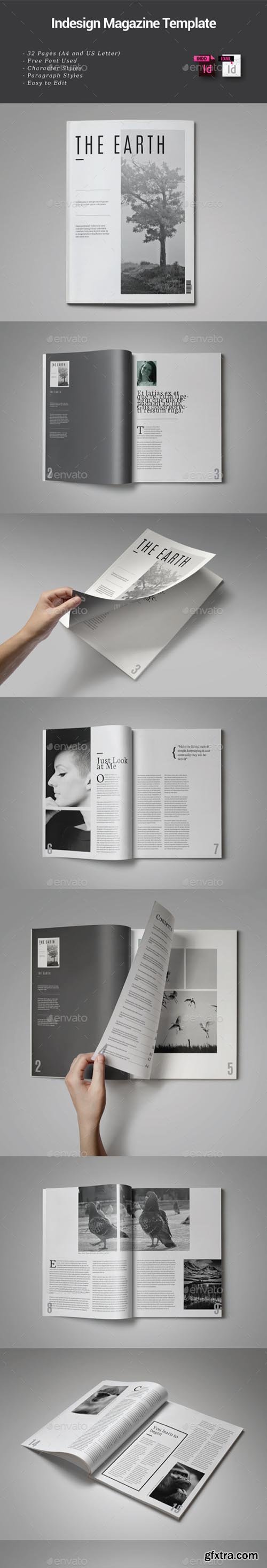 32 Pages Indesign Magazine Template 9112619
