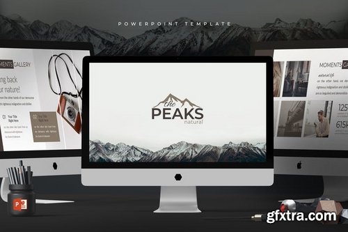 The Peaks - Powerpoint Google Slides and KeynoteTemplate
