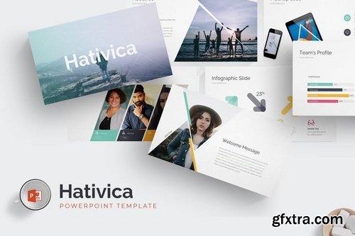 Hativica - Powerpoint Keynote and Google Slides Templates