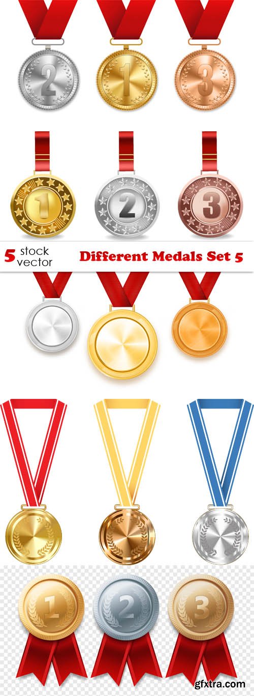 Vectors - Different Medals Set 5