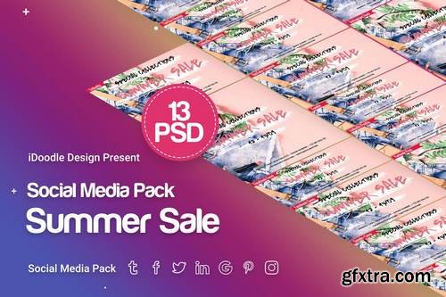 Social Media Pack - Summer Sale