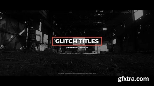 Glitch Titles - After Effects 112321