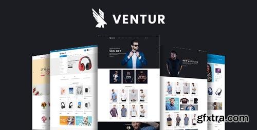 ThemeForest - Ventur v1.0 - Fashion OpenCart Theme (Included Color Swatches) - 22587244