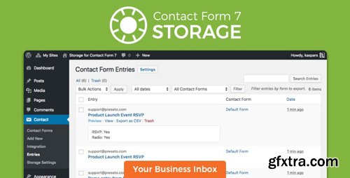 CodeCanyon - Storage for Contact Form CF7 v2.0.0 - 7806229