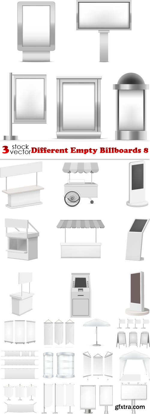 Vectors - Different Empty Billboards 8