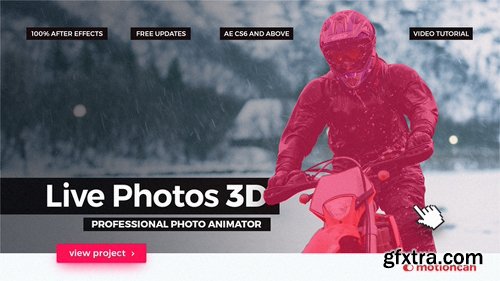 Videohive Live Photos 3D - Professional Photo Animator 20365048