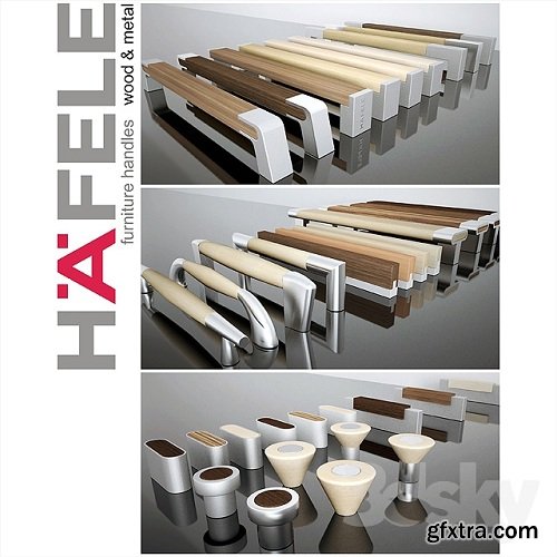 Hafele handles-Wood and metal