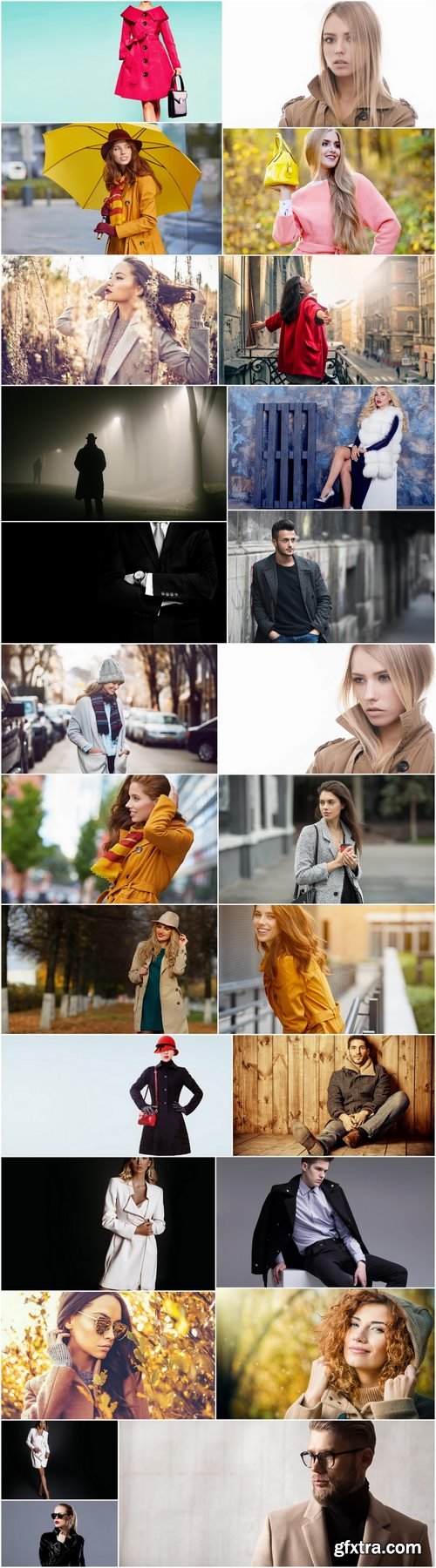 People in warm clothes coat autumn woman man 25 HQ Jpeg