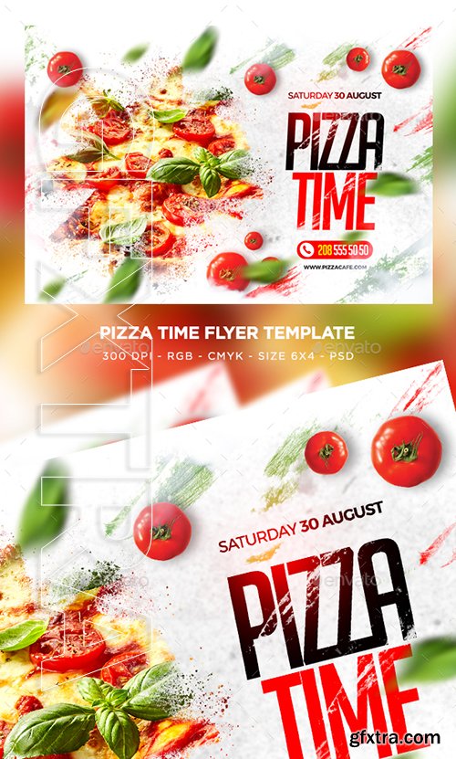 GraphicRiver - Pizza Time Flyer 22587056
