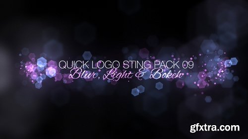Videohive Quick Logo Sting Pack 09: Blur, Light & Bokeh 12751694