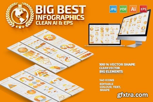 Yellow Data Infographics Design 2