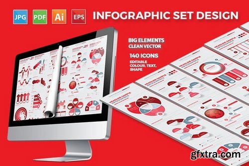 Red Business Infographics Design