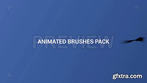 Animated Horizontal Brush Strokes Pack 107182