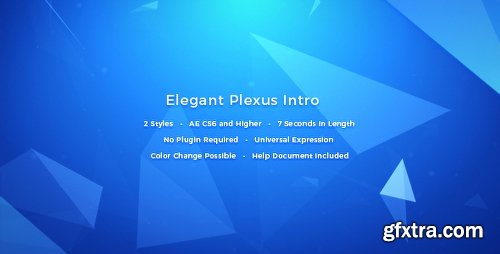 Videohive Elegant Plexus Intro 16131463