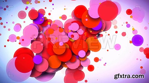 Dynamic Red And Purple Circles 108080