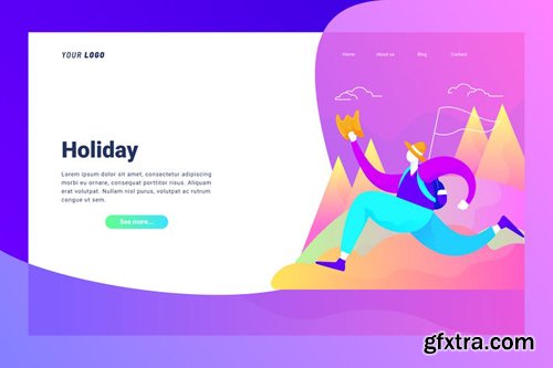 Holiday - Landing Page