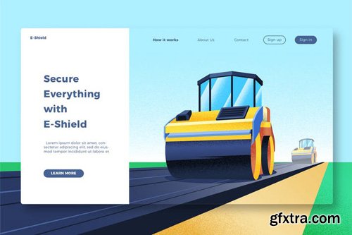 Construction - Banner & Landing Page - 2