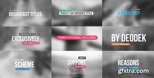 Videohive - 4k Titles Package - 17711580