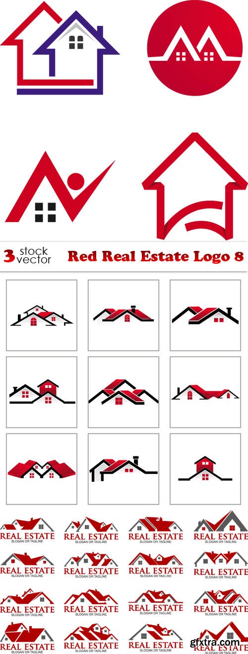 Vectors - Red Real Estate Logo 8