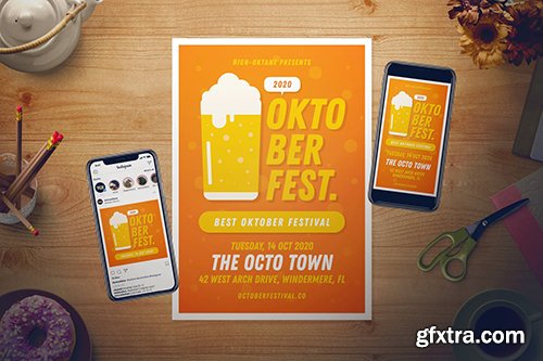 Oktoberfest Flyer Set + Instagram Story