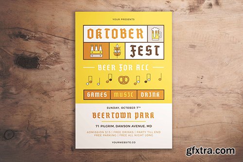 Oktoberfest Event Flyer