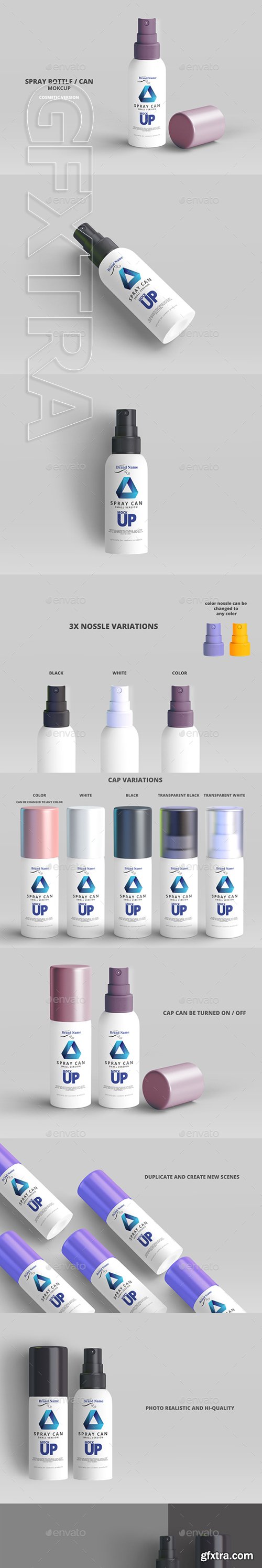 GraphicRiver - Cosmetic Spray Can Mockup 22545246