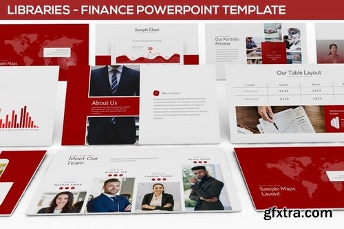 Libraries - Finance Powerpoint Template