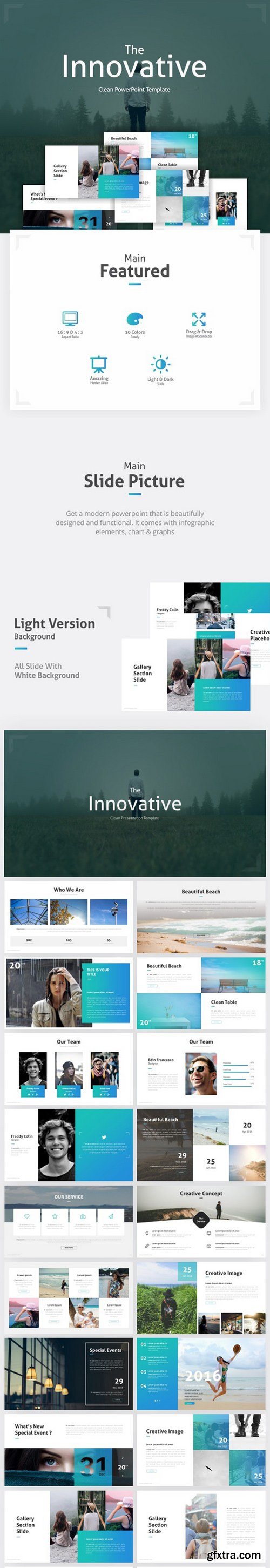 Graphicriver - The Innovative Clean Powerpoint Template 19237575