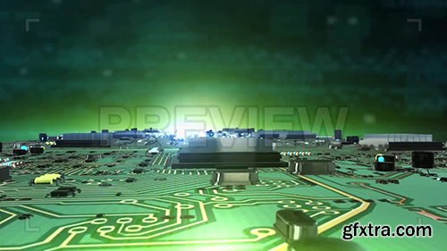 Circuit Board City Background 107056