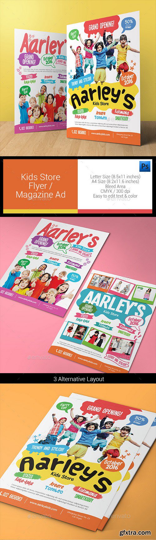 Graphicriver - Kids Store Flyer / Magazine Ad 11740148