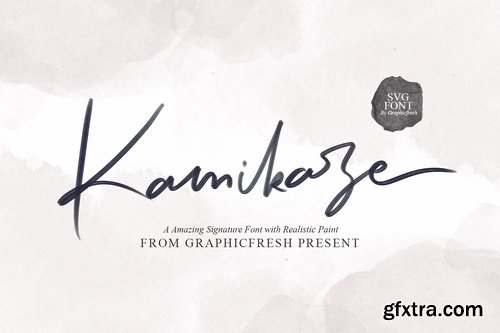 CM - Kamikaze SVG Font 2987651