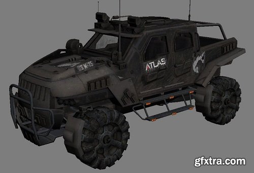 MAV Military armored vehicle 3D model