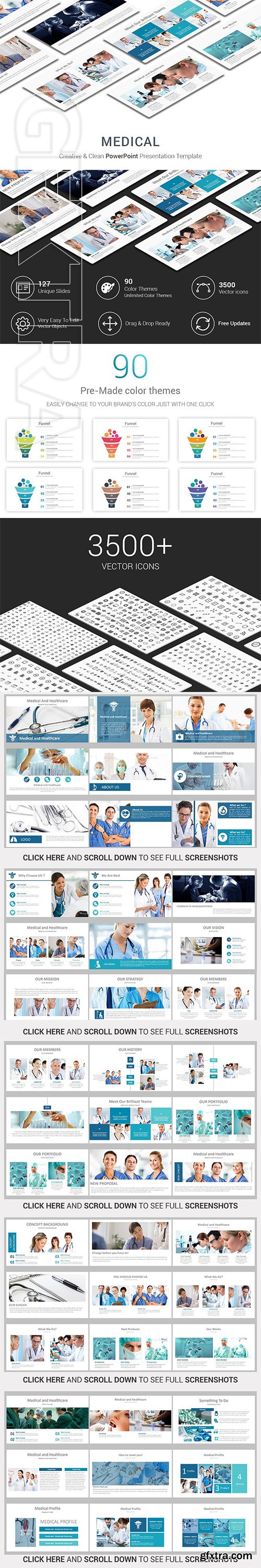 CreativeMarket - Medical PowerPoint Template 2977751