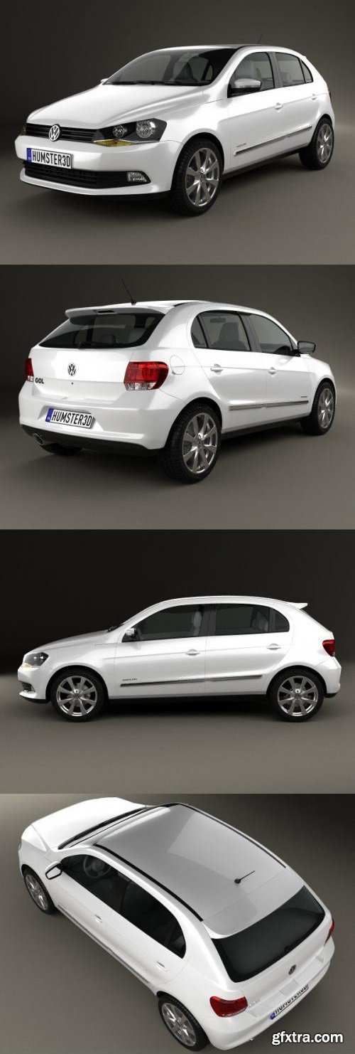 Volkswagen Gol 2012 3D model