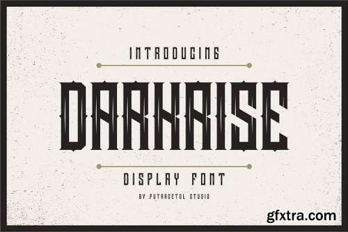 CreativeMarket Darkrise Typeface 2984450