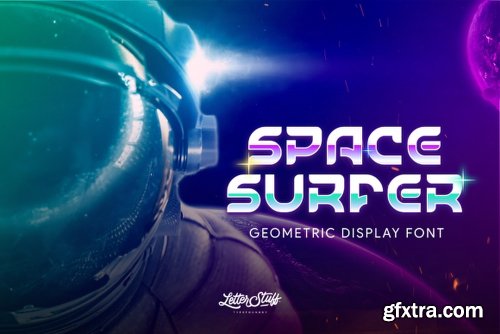 Space Surfer Font Family - 4 Fonts
