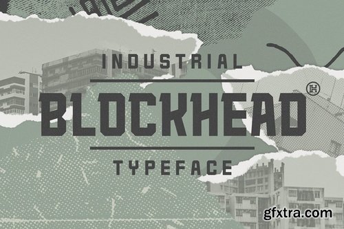 CM - Blockhead Typeface 2990614