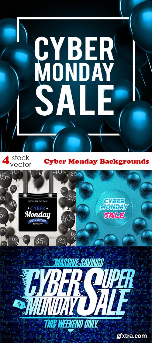 Vectors - Cyber Monday Backgrounds