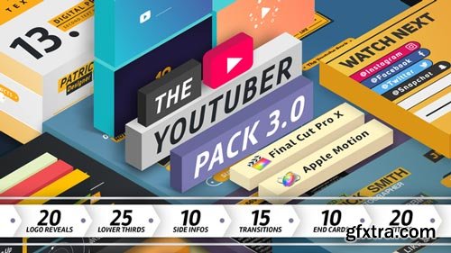 Videohive - The YouTuber Pack 3.0 - Final Cut Pro X - 19539344