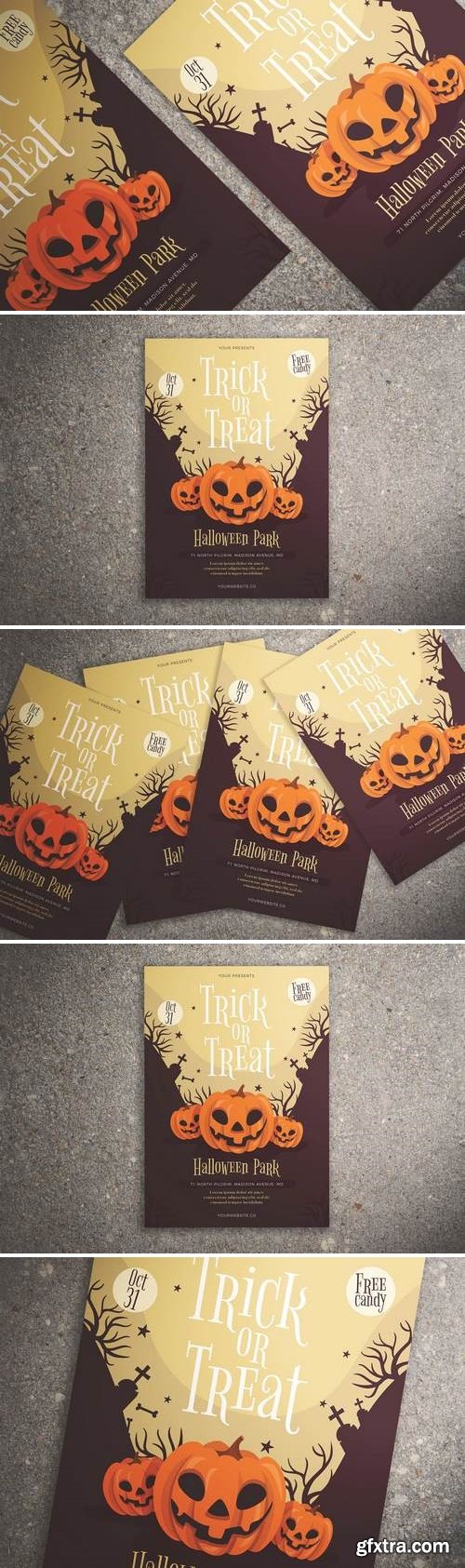 Trick or Treat Halloween Flyer