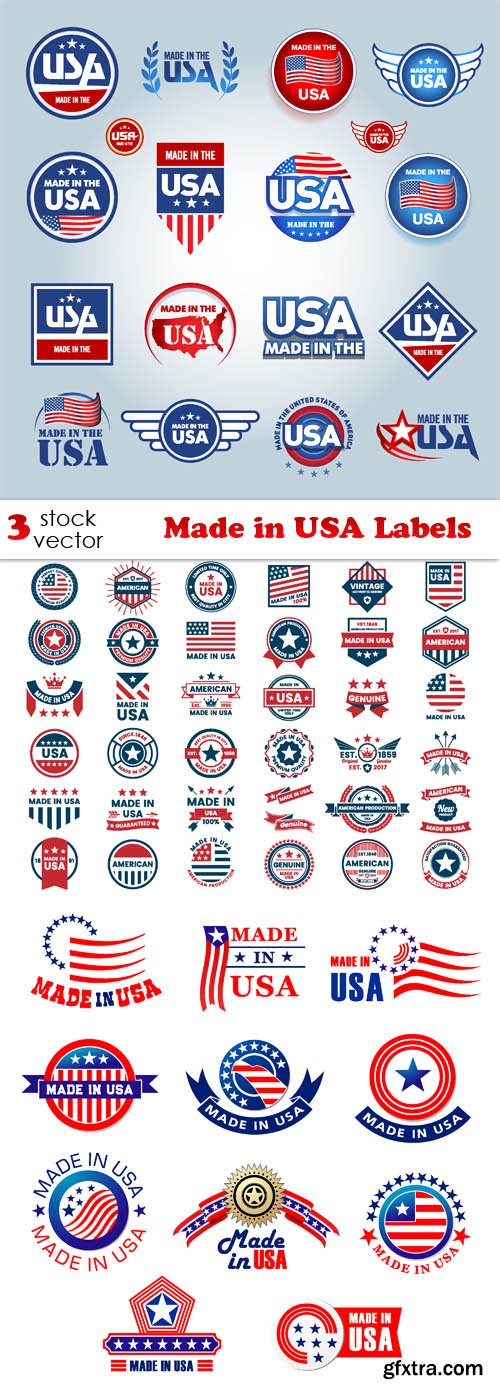 Vectors - Made in USA Labels