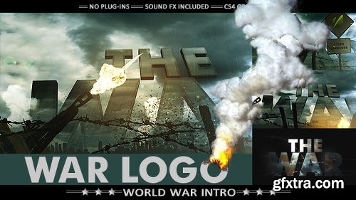 Videohive War Logo Opener - Realistic Military Intro 7725040