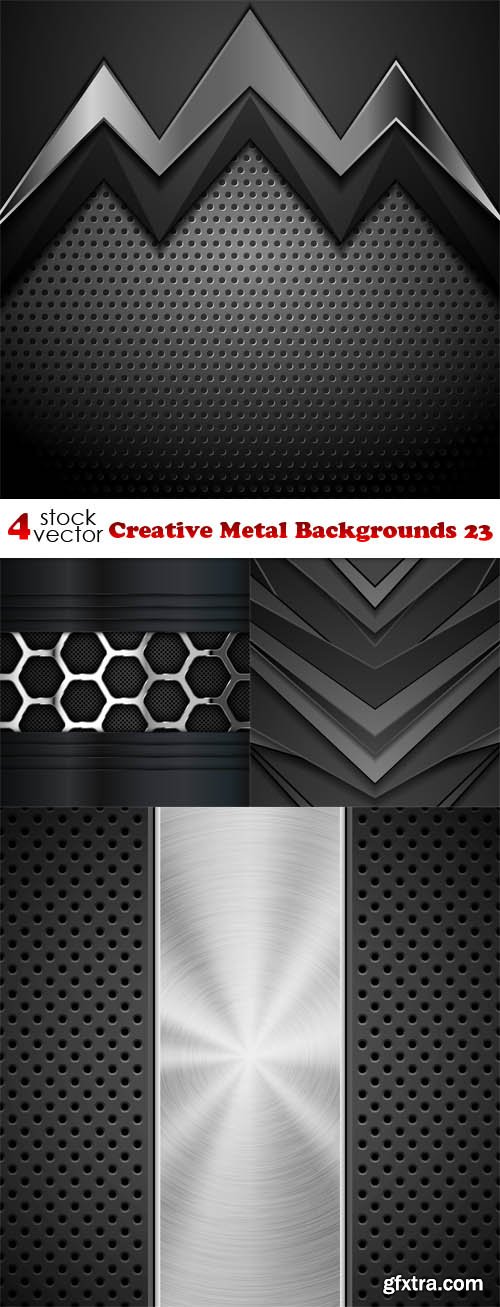 Vectors - Creative Metal Backgrounds 23