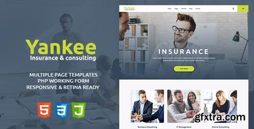 ThemeForest - Yankee v1.1 - Insurance & Consulting HTML Template - 20433345