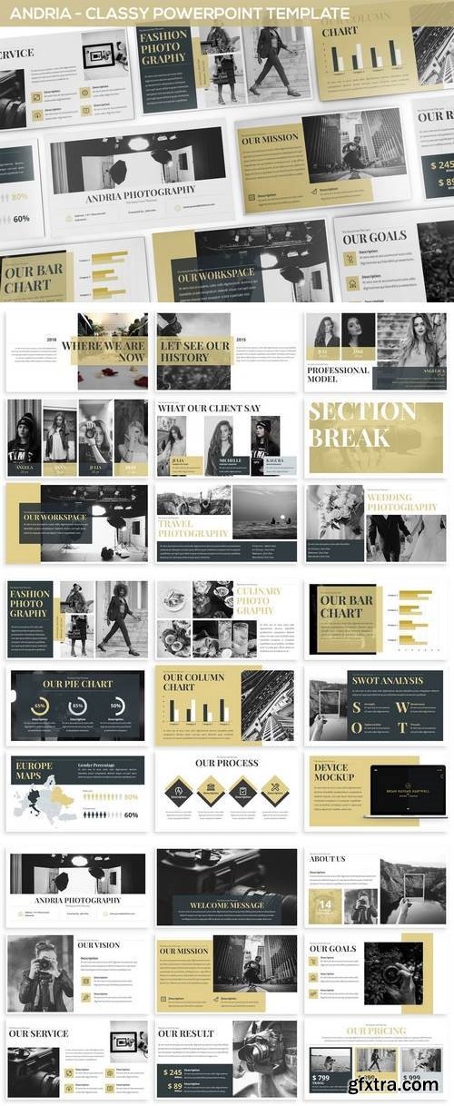 Andria - Classy Powerpoint Template